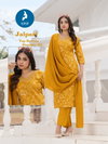 Jalpari By Kaya Vertical Printed Kurti With Bottom Dupatta Wholesale Price In Surat
